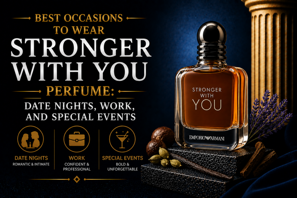 Best Occasions to Wear Stronger With You Perfume: Date Nights, Work, and Special Events