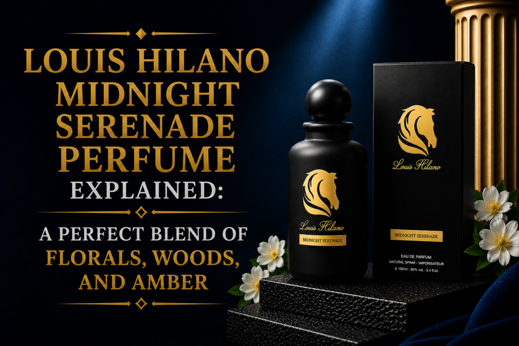 Louis Hilano Midnight Serenade Perfume Explained: A Perfect Blend of Florals, Woods, and Amber