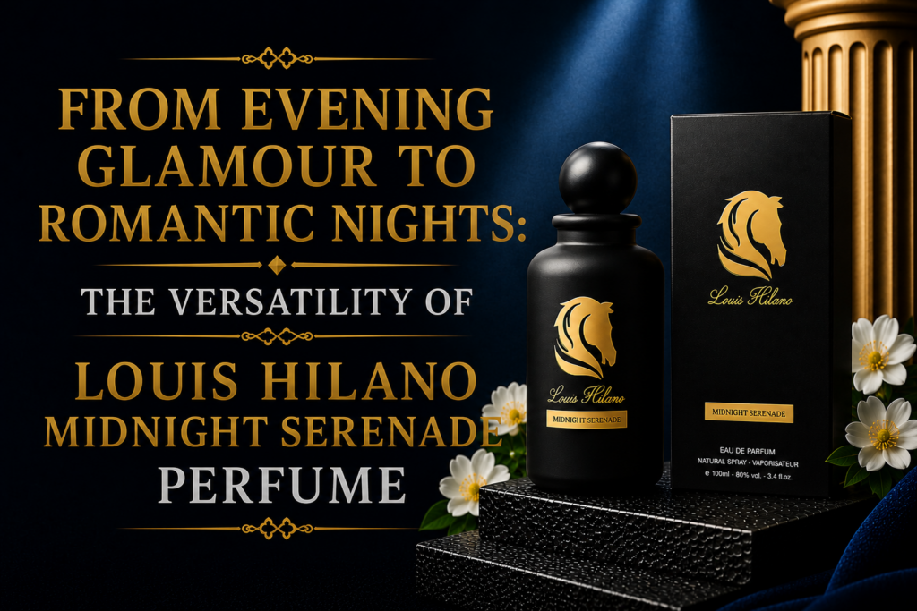From Evening Glamour to Romantic Nights: The Versatility of Louis Hilano Midnight Serenade Perfume