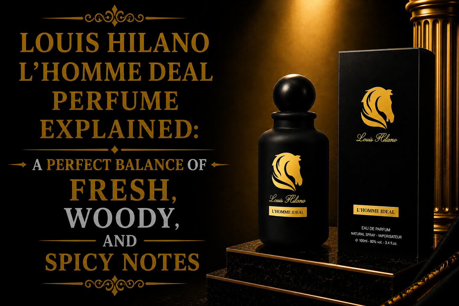 Louis Hilano L’Homme Deal Perfume Explained: A Perfect Balance of Fresh, Woody, and Spicy Notes