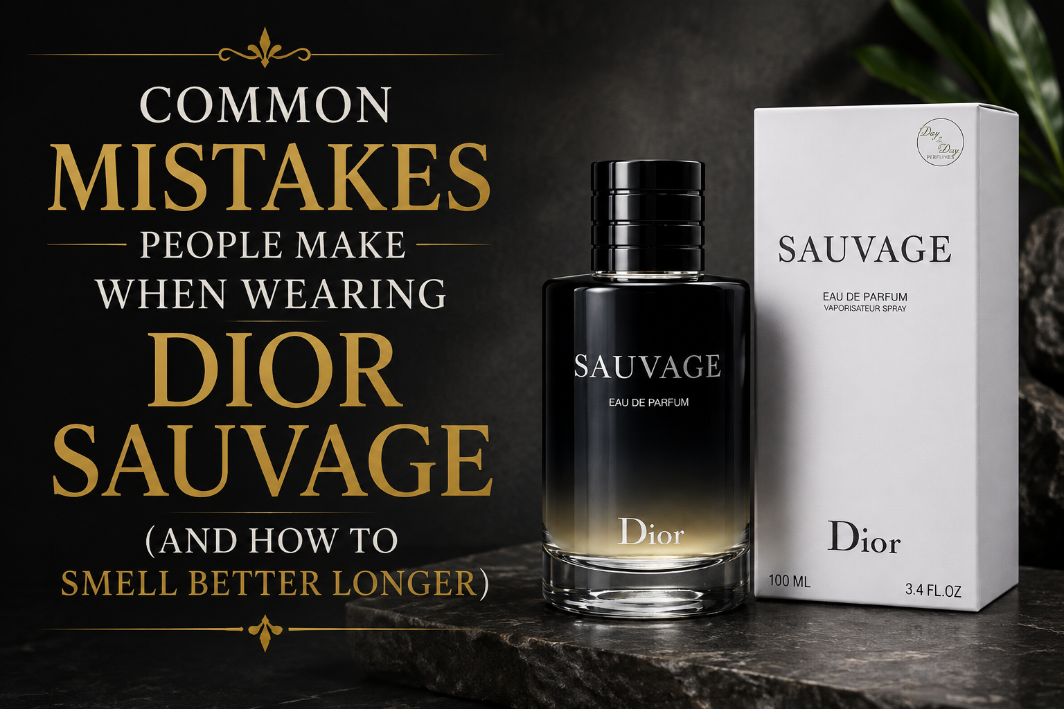 Common Mistakes People Make When Wearing Dior Sauvage (And How to Smell Better Longer