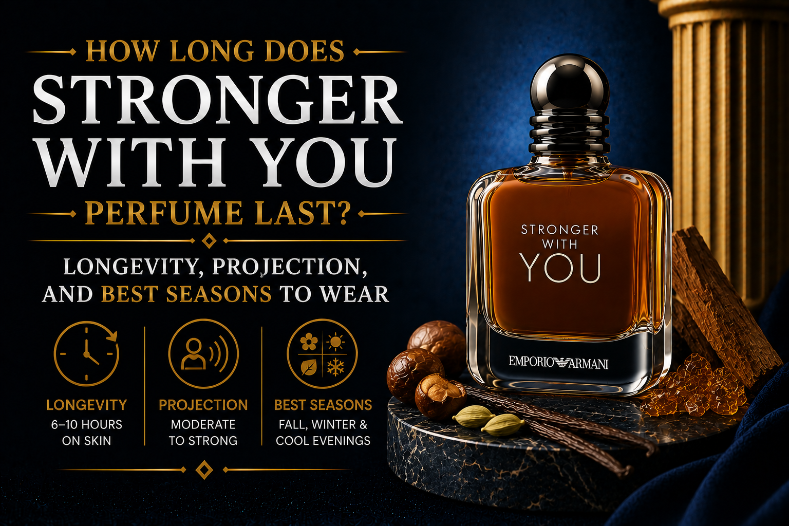 How Long Does Stronger With You Perfume Last? Longevity, Projection, and Best Seasons to Wear