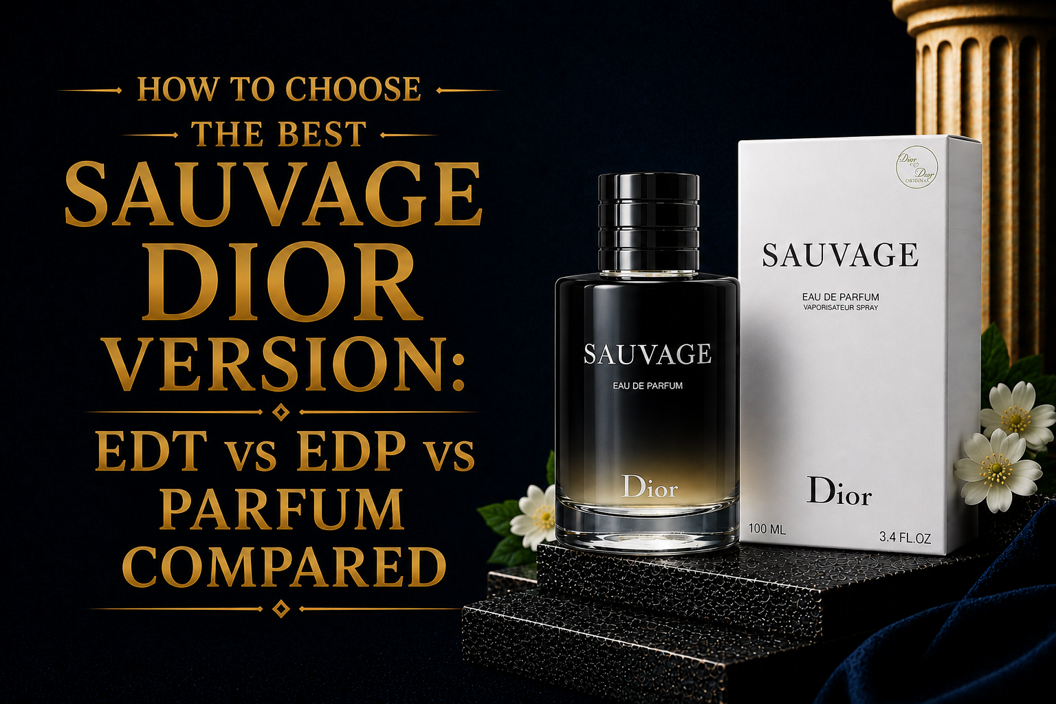 How to Choose the Best Sauvage Dior Version: EDT vs EDP vs Parfum Compared