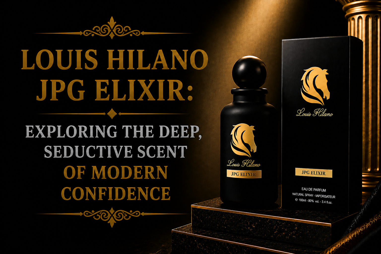 Louis Hilano JPG Elixir: Exploring the Deep, Seductive Scent of Modern Confidence