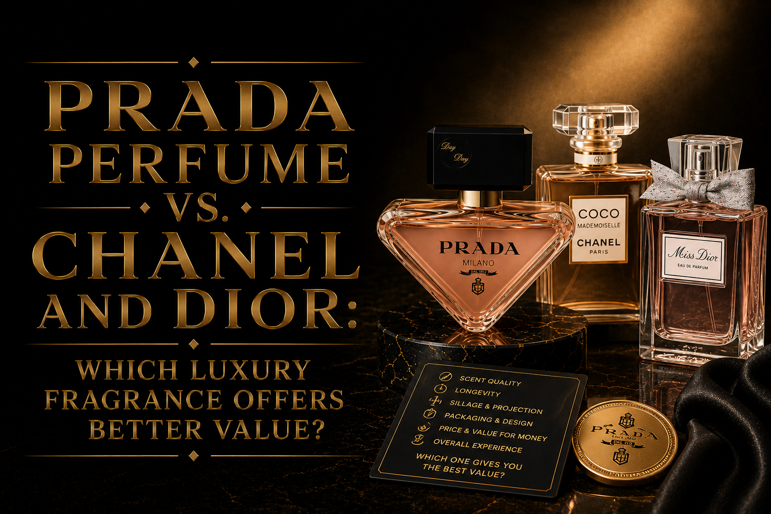 Prada Perfume vs. Chanel and Dior: Which Luxury Fragrance Offers Better Value?