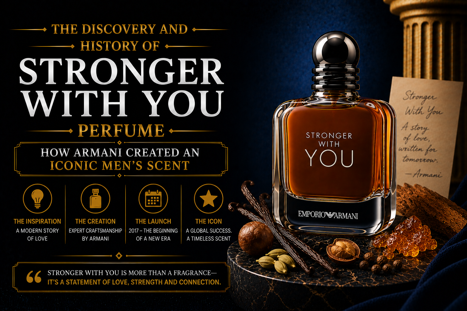 The Discovery and History of Stronger With You Perfume: How Armani Created an Iconic Men’s Scent
