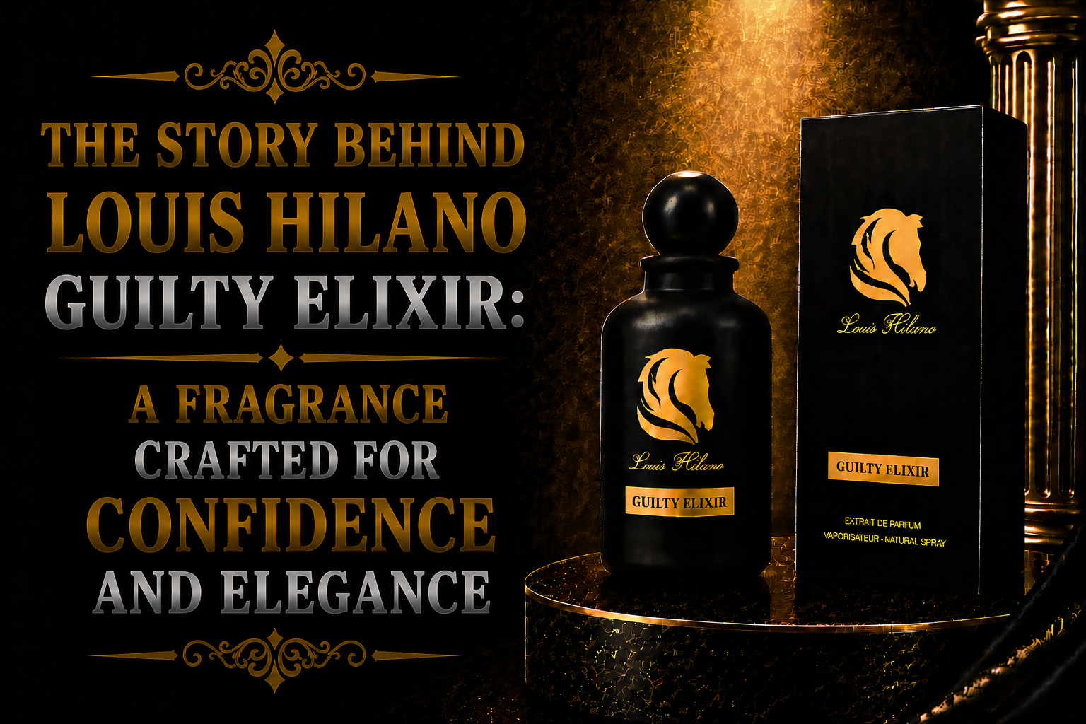 The Story Behind Louis Hilano Guilty Elixir: A Fragrance Crafted for Confidence and Elegance