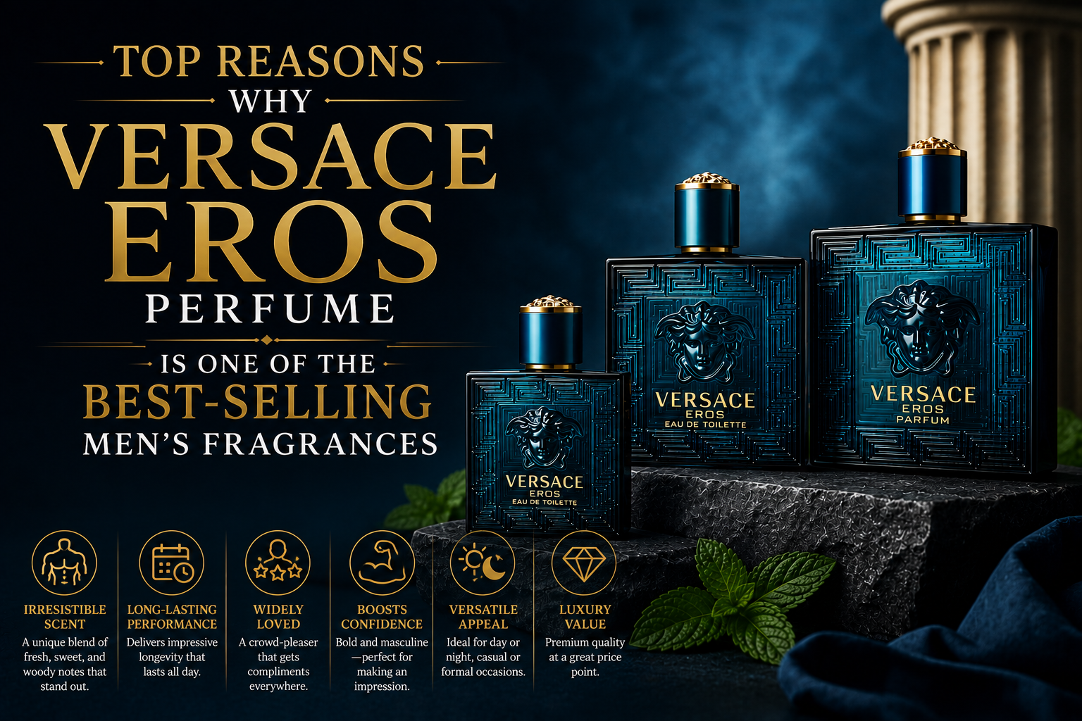 Top Reasons Why Versace Eros Perfume Is One of the Best-Selling Men’s Fragrances