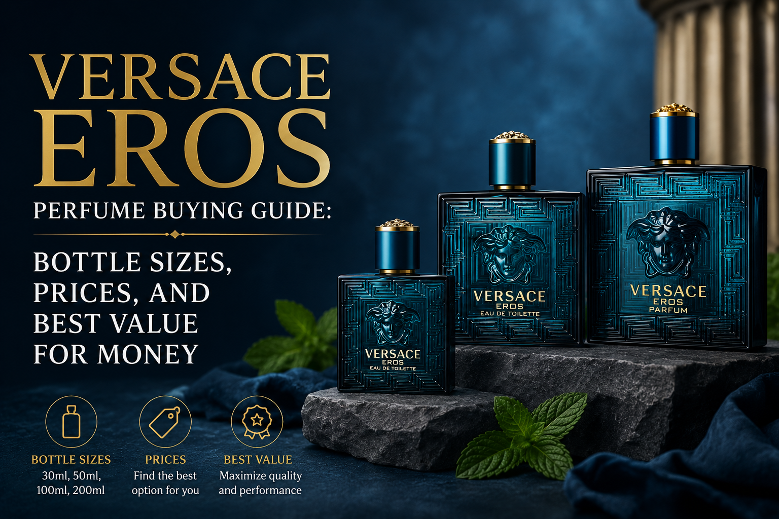 Versace Eros Perfume Buying Guide: Bottle Sizes, Prices, and Best Value for Money