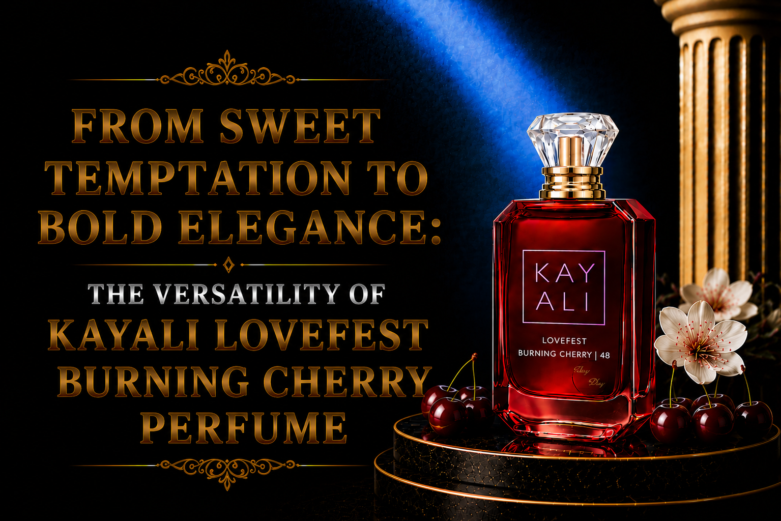 From Sweet Temptation to Bold Elegance: The Versatility of Kayali Lovefest Burning Cherry Perfume