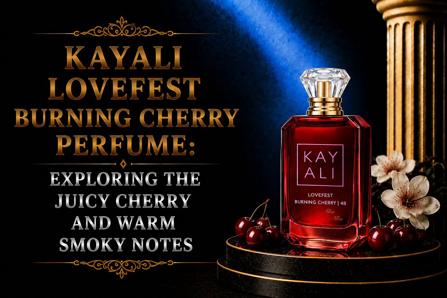 Kayali Lovefest Burning Cherry Perfume: Exploring the Juicy Cherry and Warm Smoky Notes