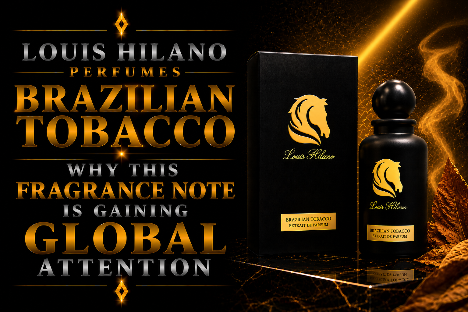 Louis Hilano Perfumes Brazilian Tobacco: Why This Fragrance Note Is Gaining Global Attention